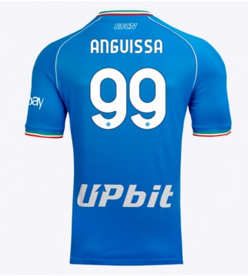SSC Napoli Frank Anguissa #99 Hjemmebanetrøje 2023-24 Kort ærmer
